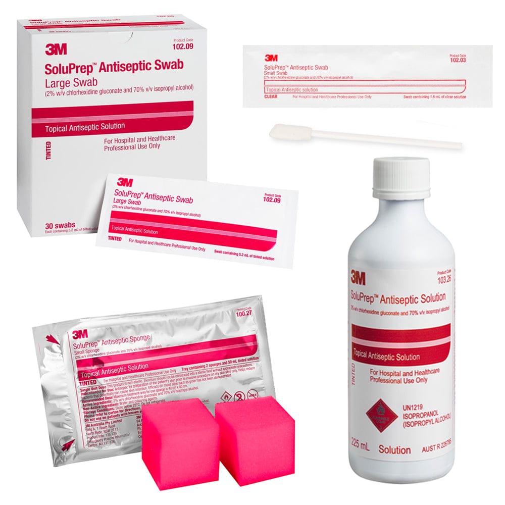 3M SoluPrep Antiseptic Solutions