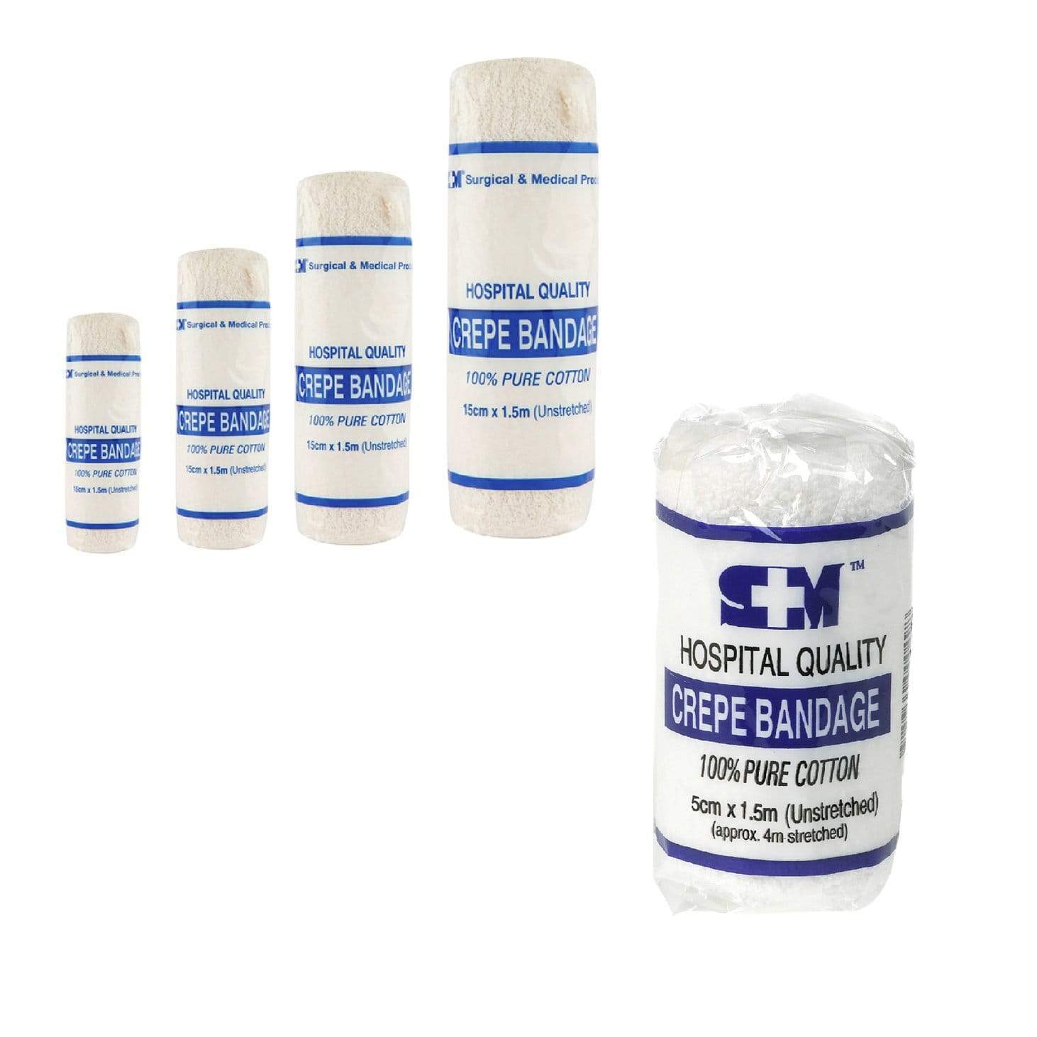 S+M Crepe Bandage Hospital