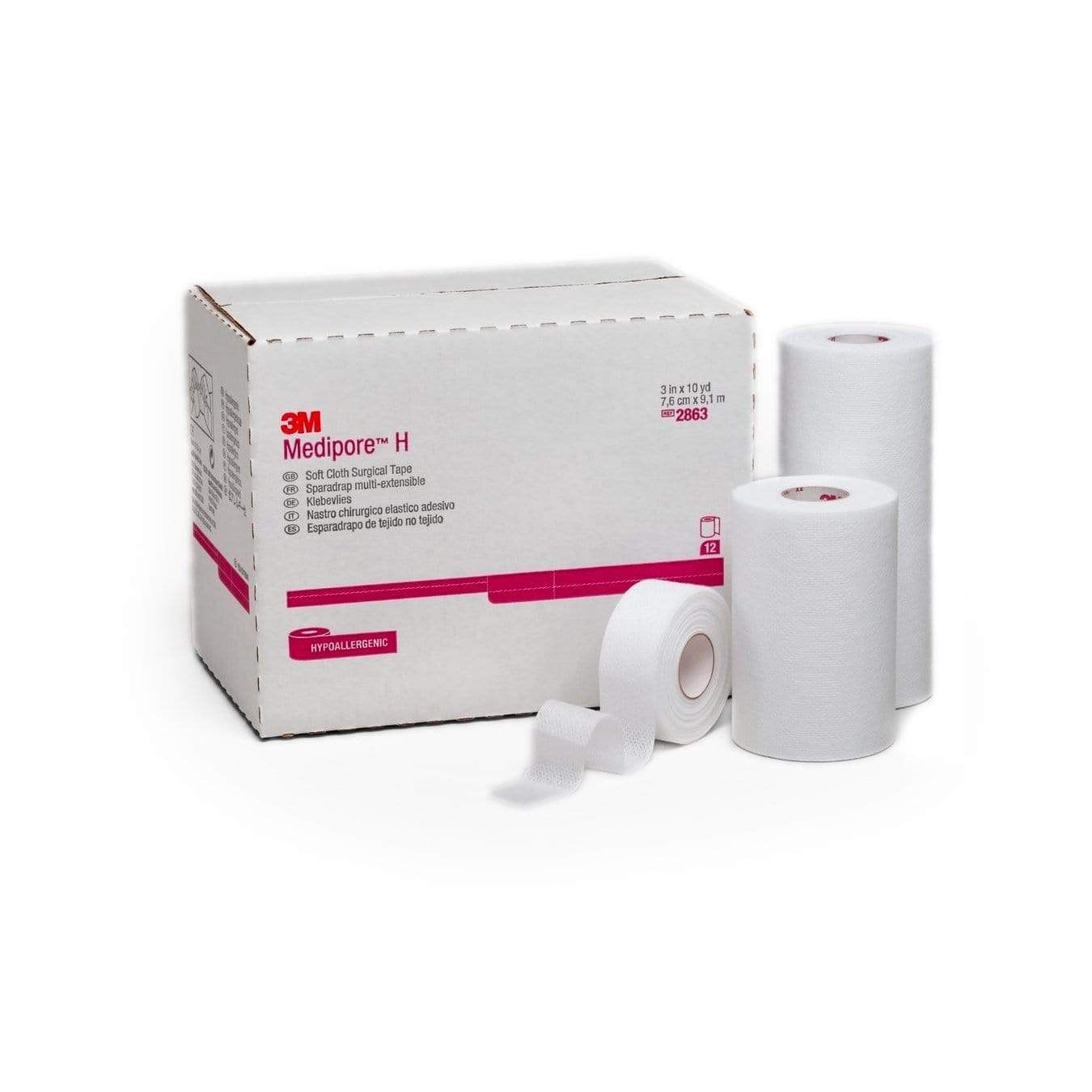 3M Medipore H Soft Cloth Surgical Tape