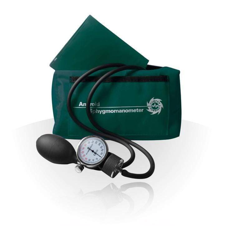 Medshop Hand Held Sphygmomanometers Green Aneroid Sphygmomanometer