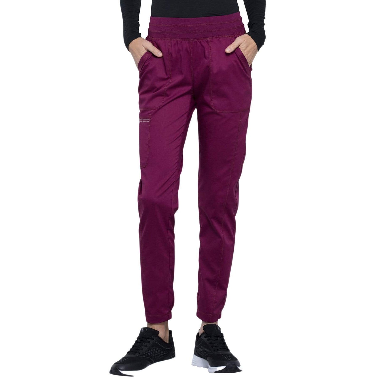 Cherokee Revolution WW011 Scrubs Pant Women Wine