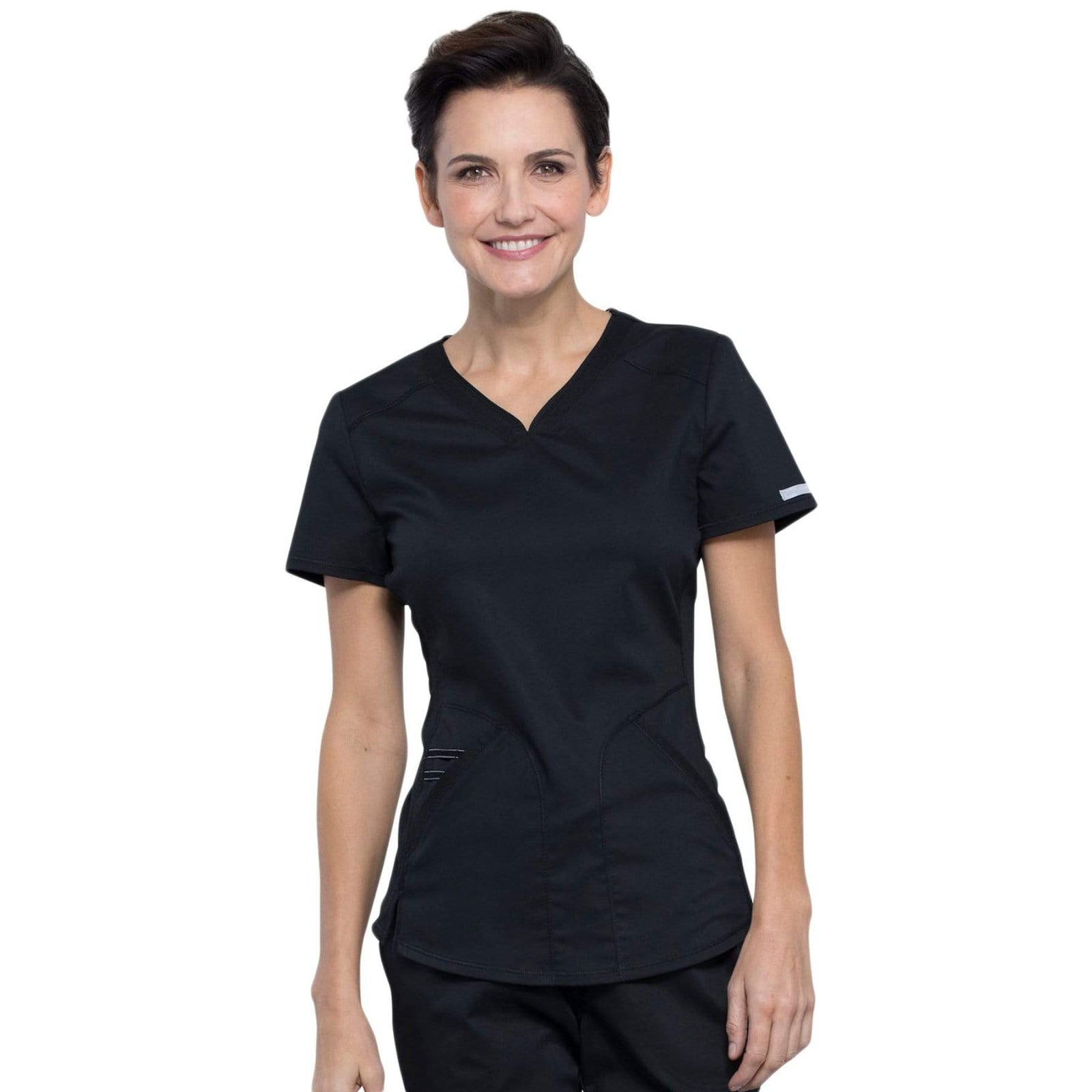 Cherokee Revolution WW601 Scrubs Top Women Black