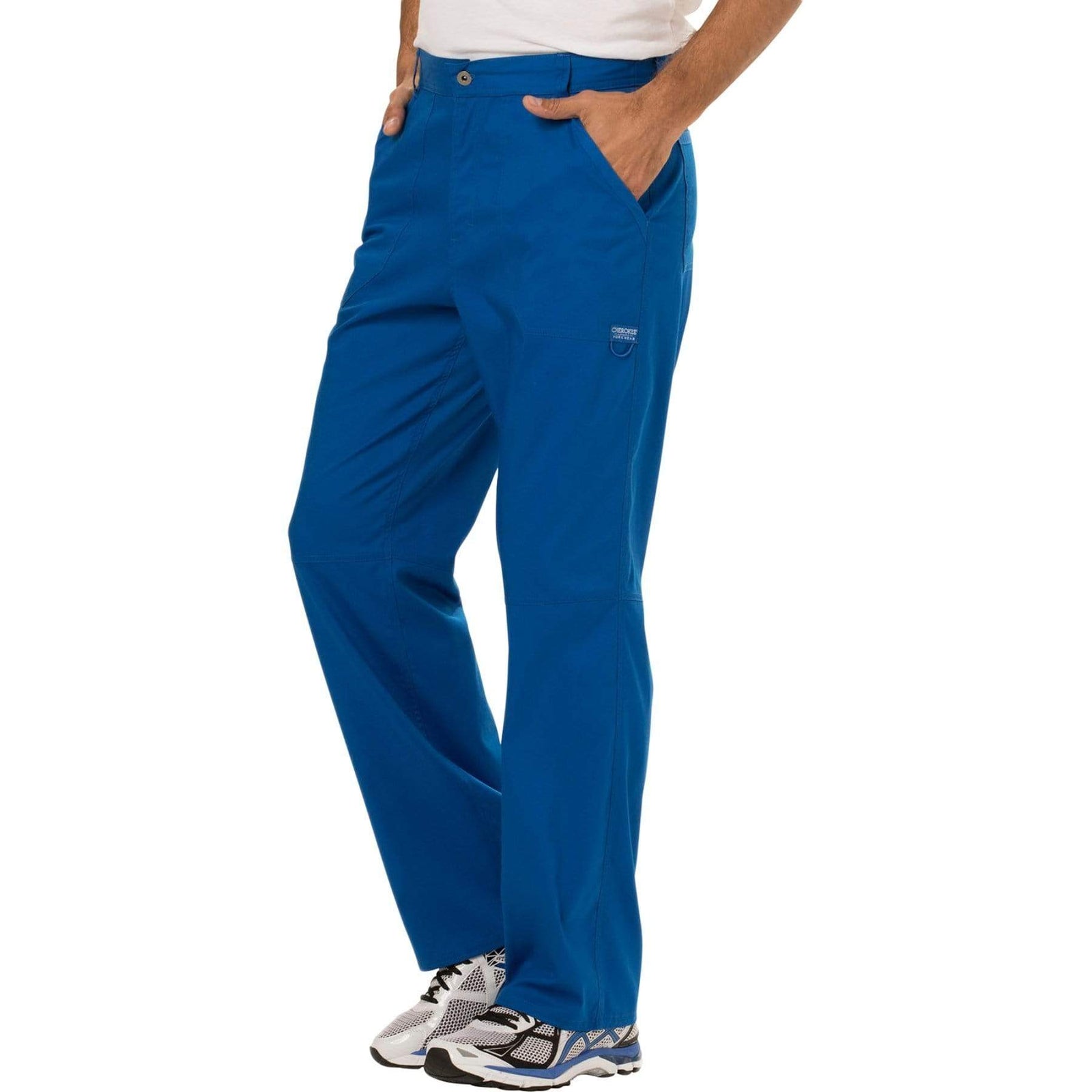 Cherokee Workwear Revolution WW140 Scrubs Pants Men's Fly Front Royal