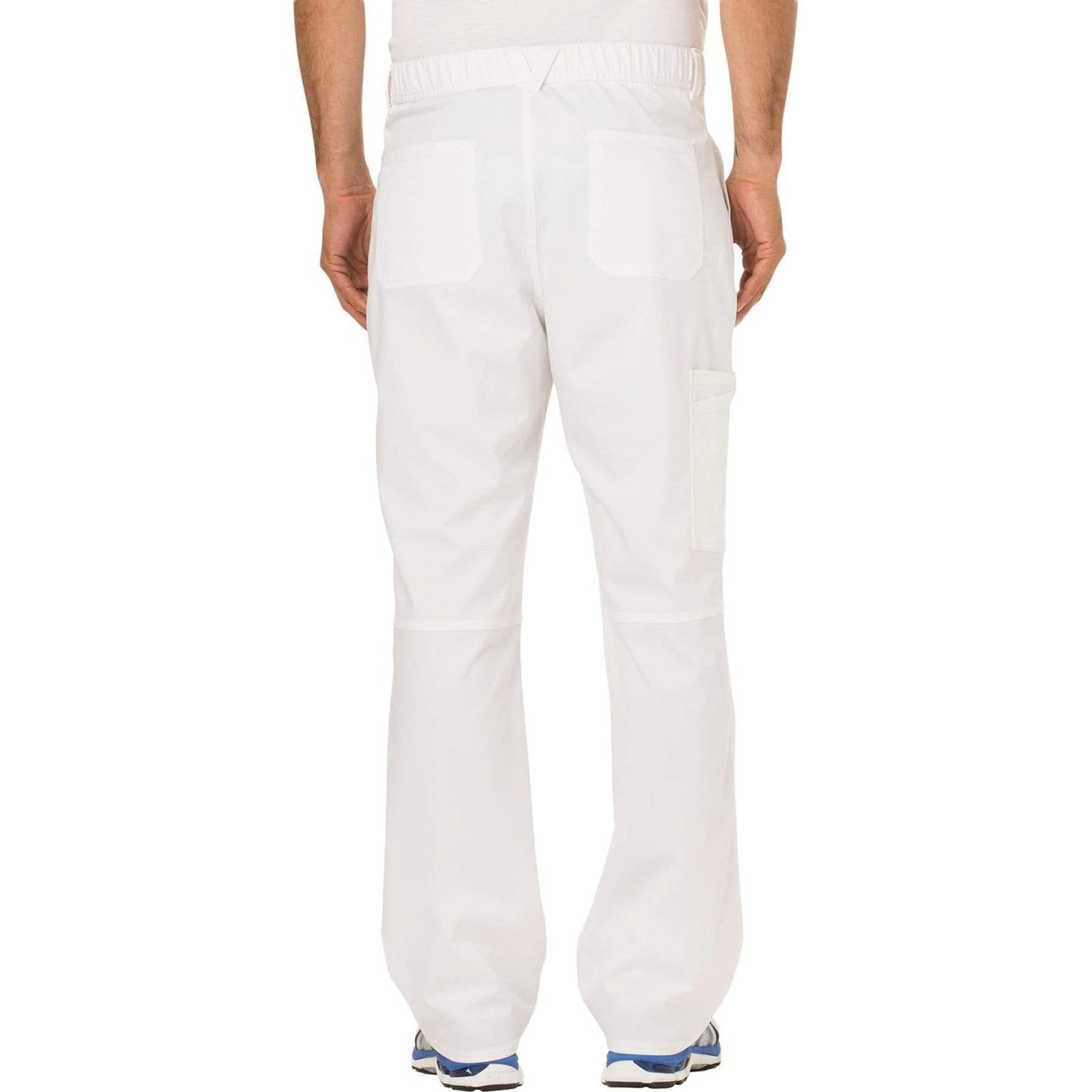 Cherokee Workwear Revolution WW140 Scrubs Pants Men's Fly Front White