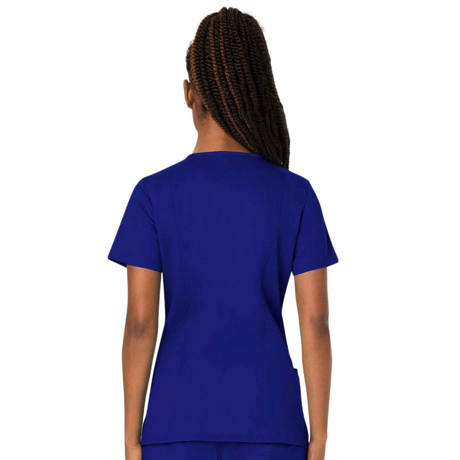 Cherokee Workwear Revolution WW620 Scrubs Top Women's V-Neck Galaxy Blue