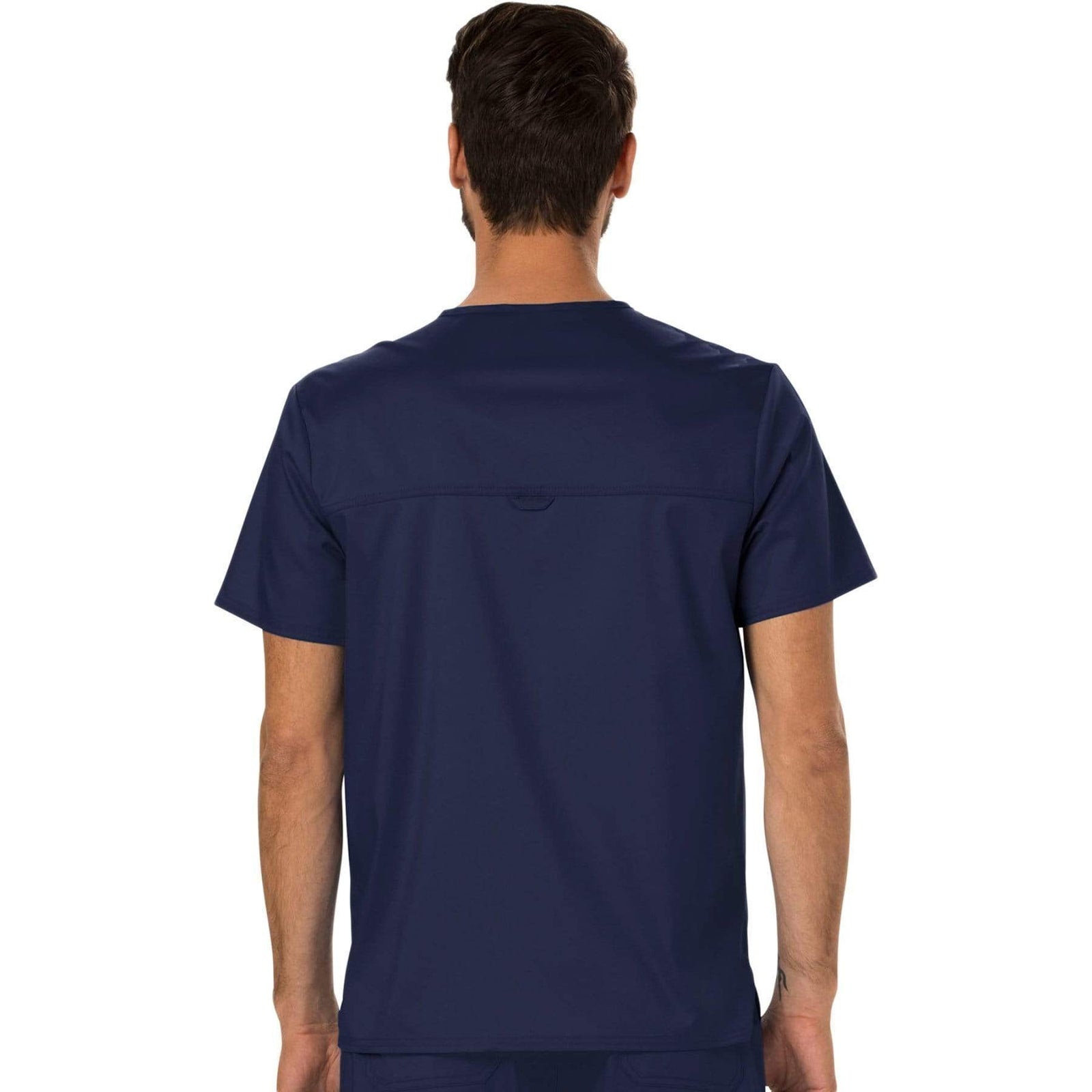 Cherokee Workwear Revolution WW690 Scrubs Top Men's V-Neck Navy