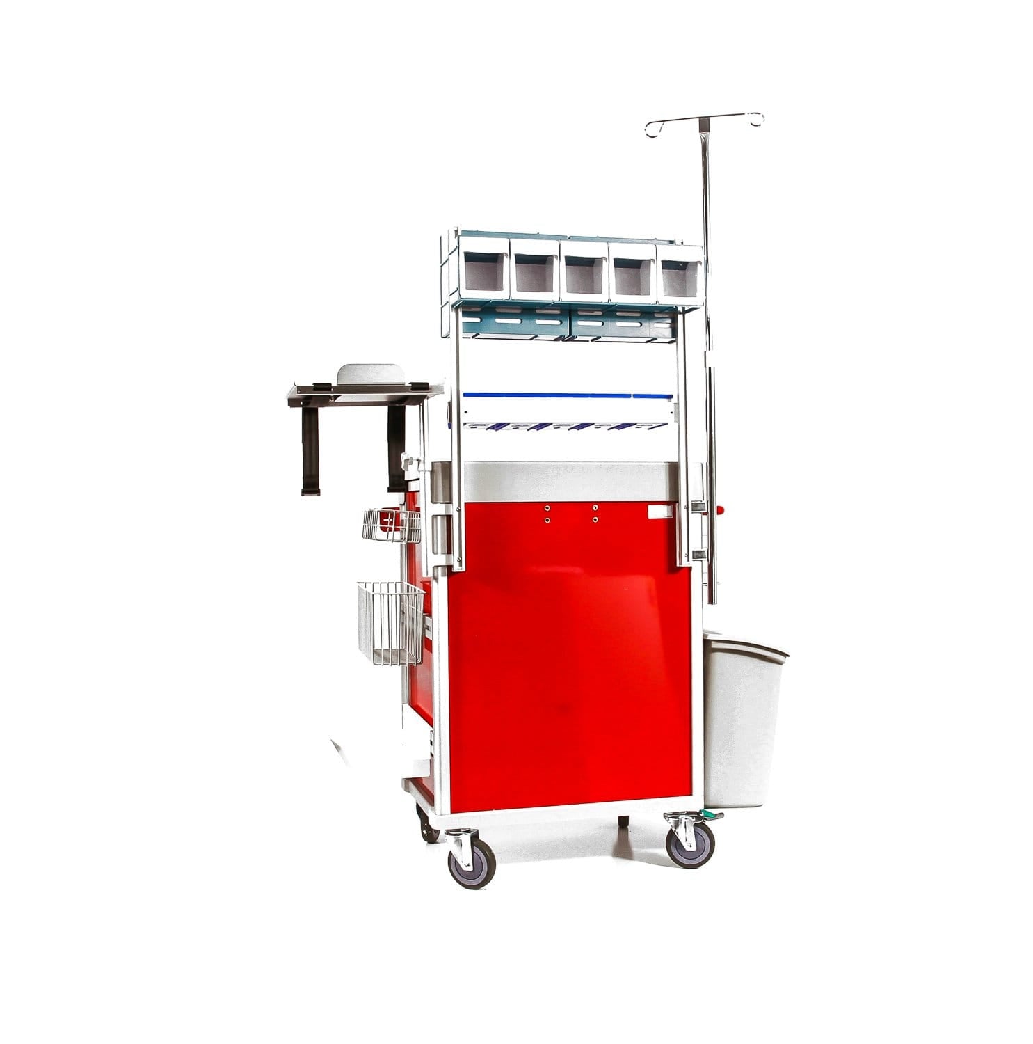 Clinicart 34inch Emergency Cart Red