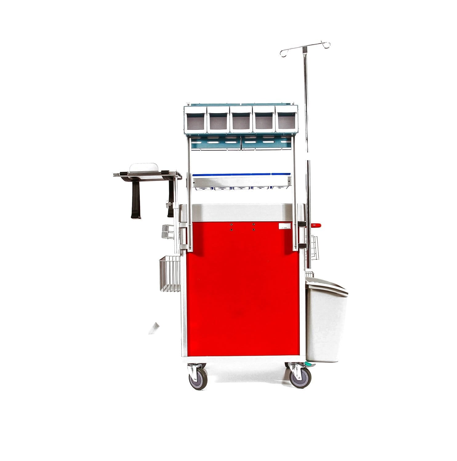 Clinicart 34inch Emergency Cart Red