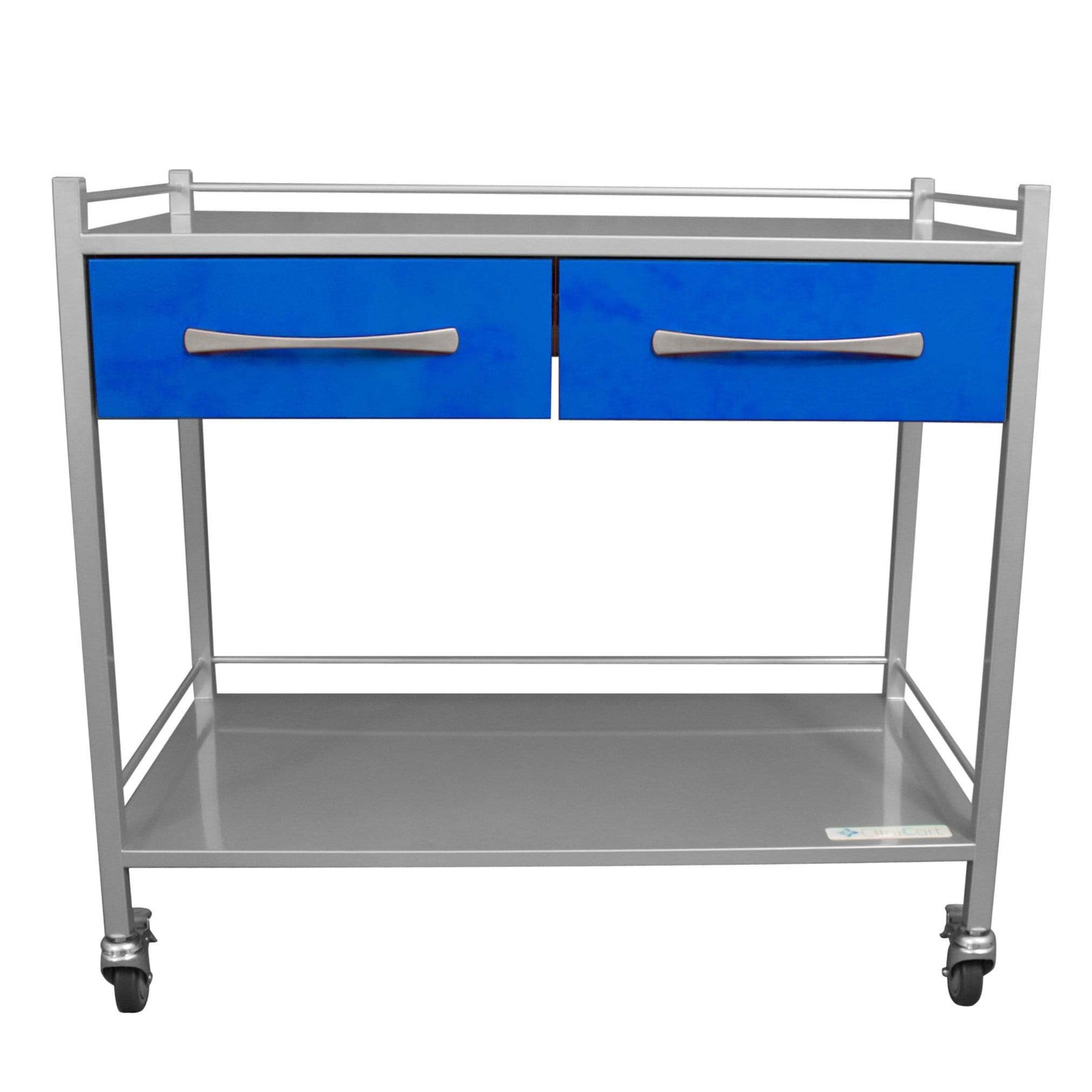 Clinicart Dressing Instrument Trolley 50cm x 100cm 2 Drawers