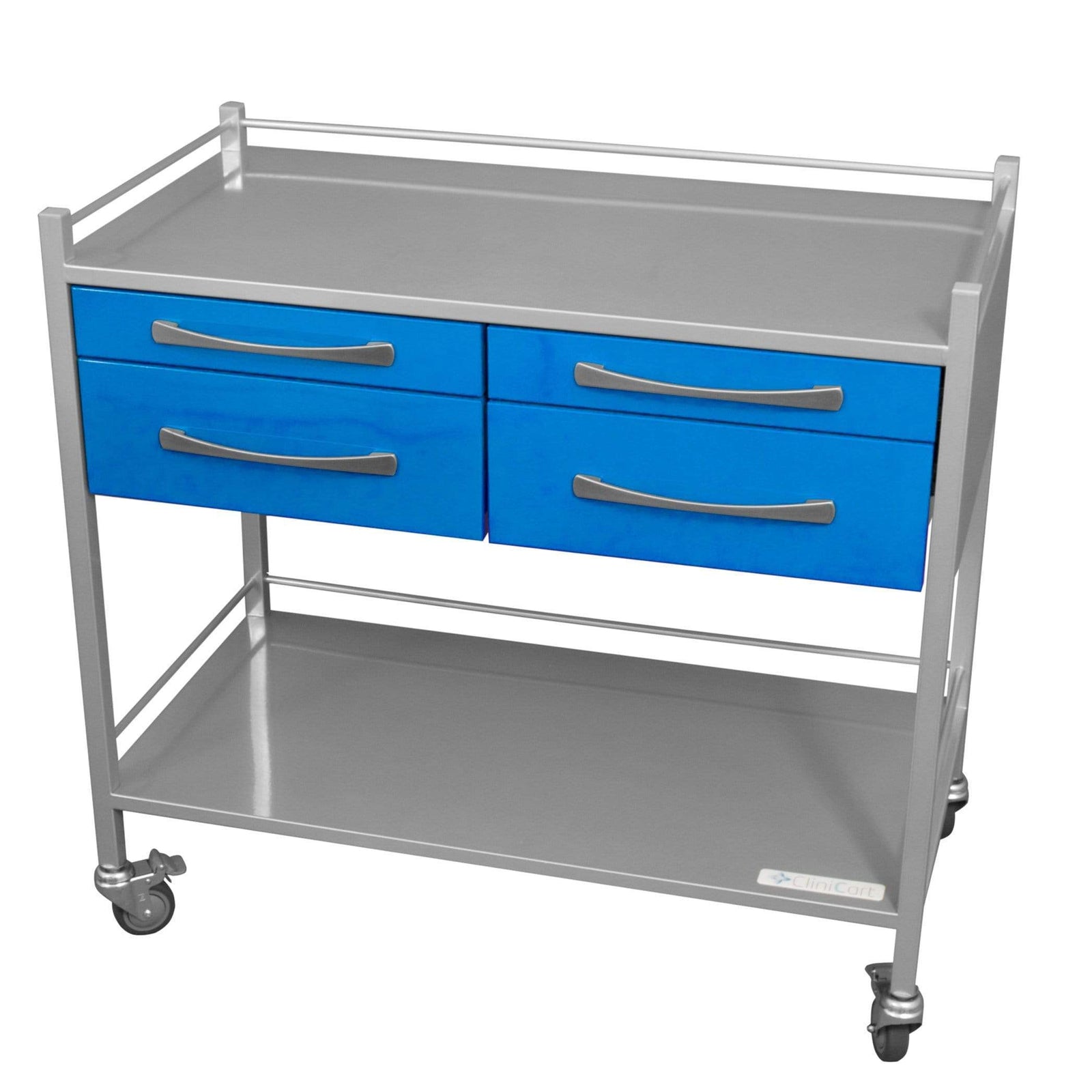 Clinicart Dressing Instrument Trolley 50cm x 100cm 4 Drawers
