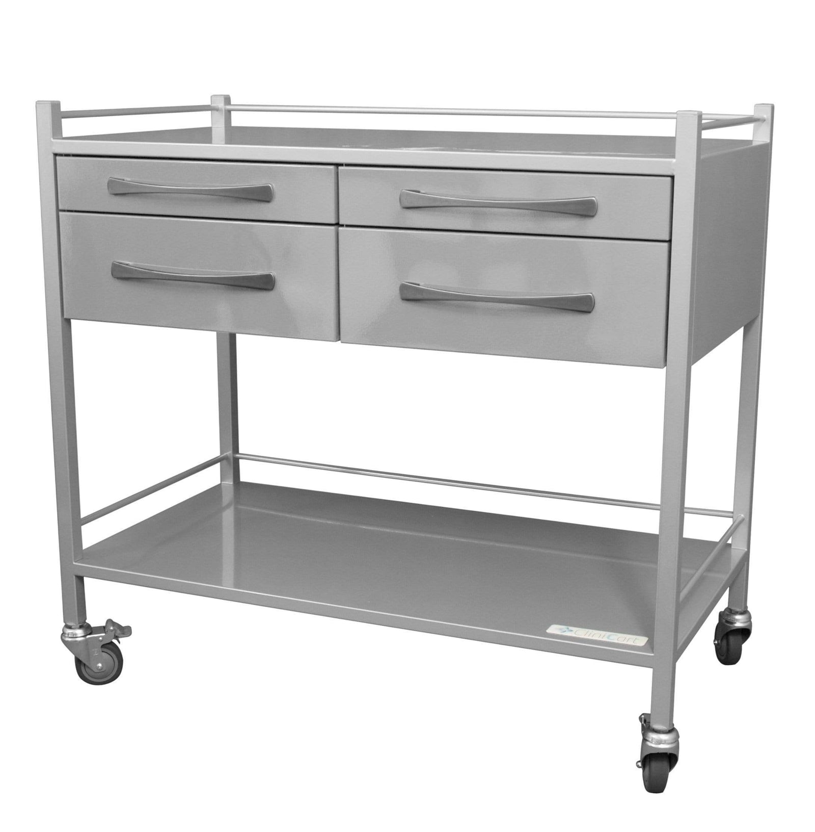 Clinicart Dressing Instrument Trolley 50cm x 100cm 4 Drawers