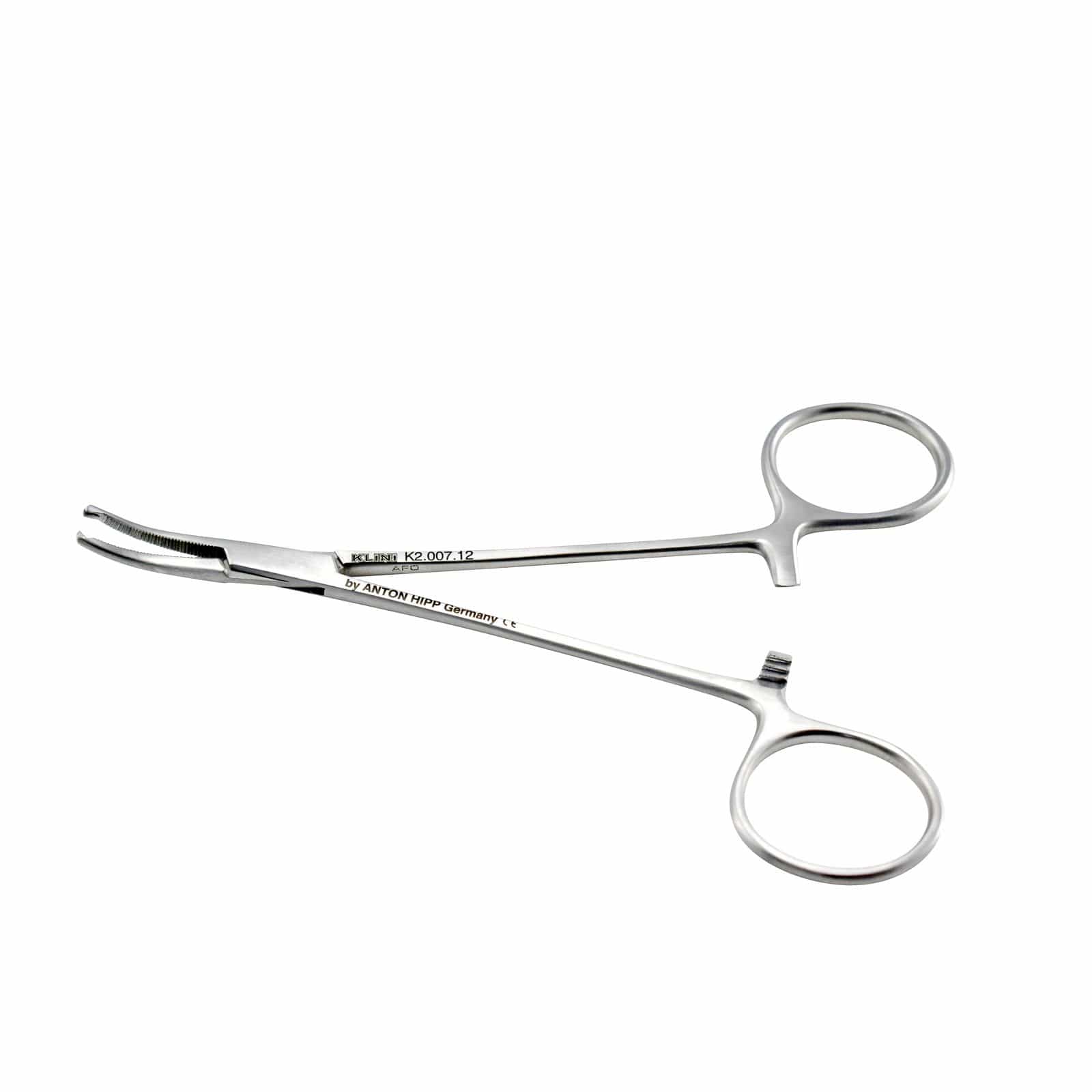 Klini Surgical Instruments 12cm / Curved / 1x2 Teeth Klini Halsted Mosquito Forceps