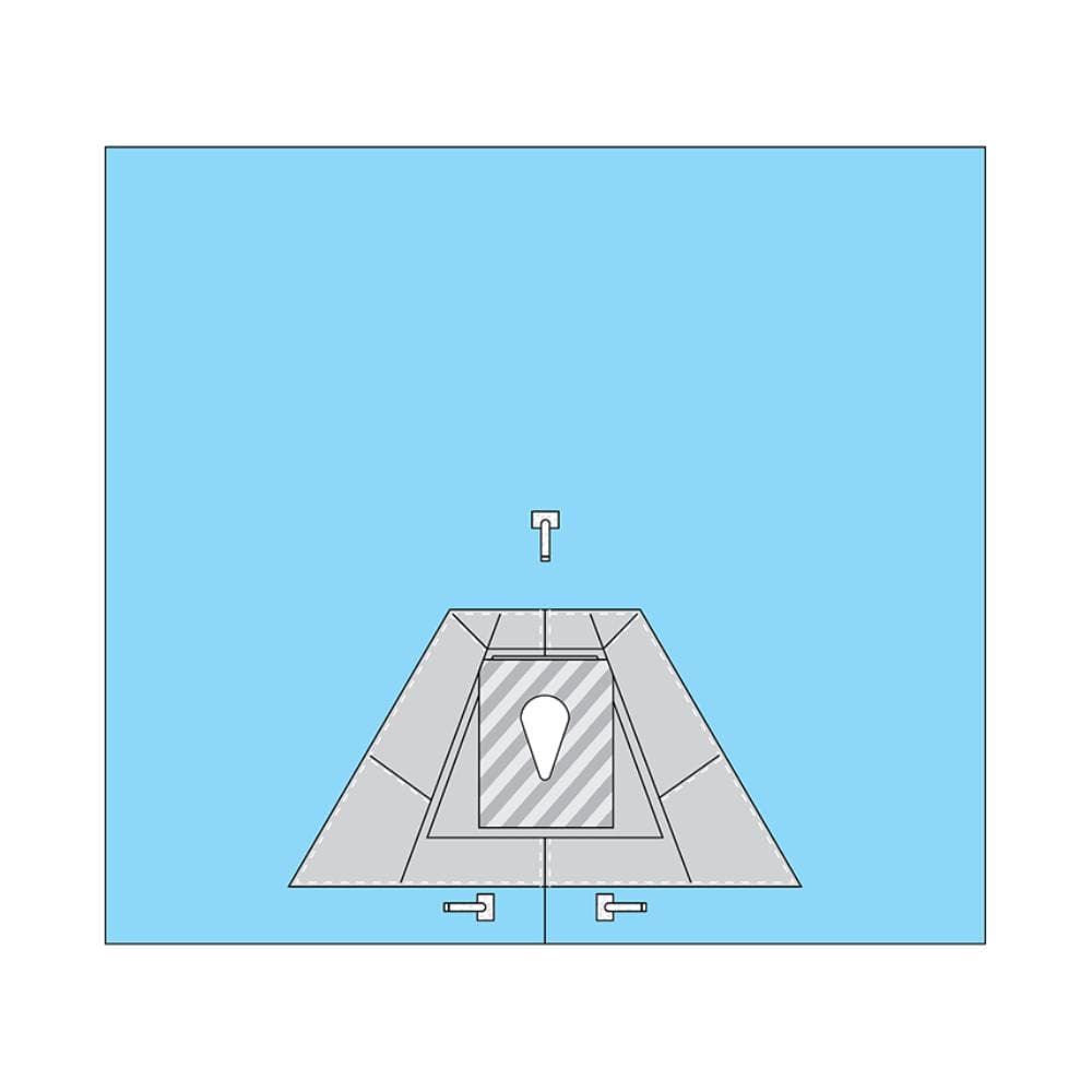 Multigate Drapes & Equipment Covers Shoulder Arthroscopy / 254cm x 230cm / Sterile Multigate Drape