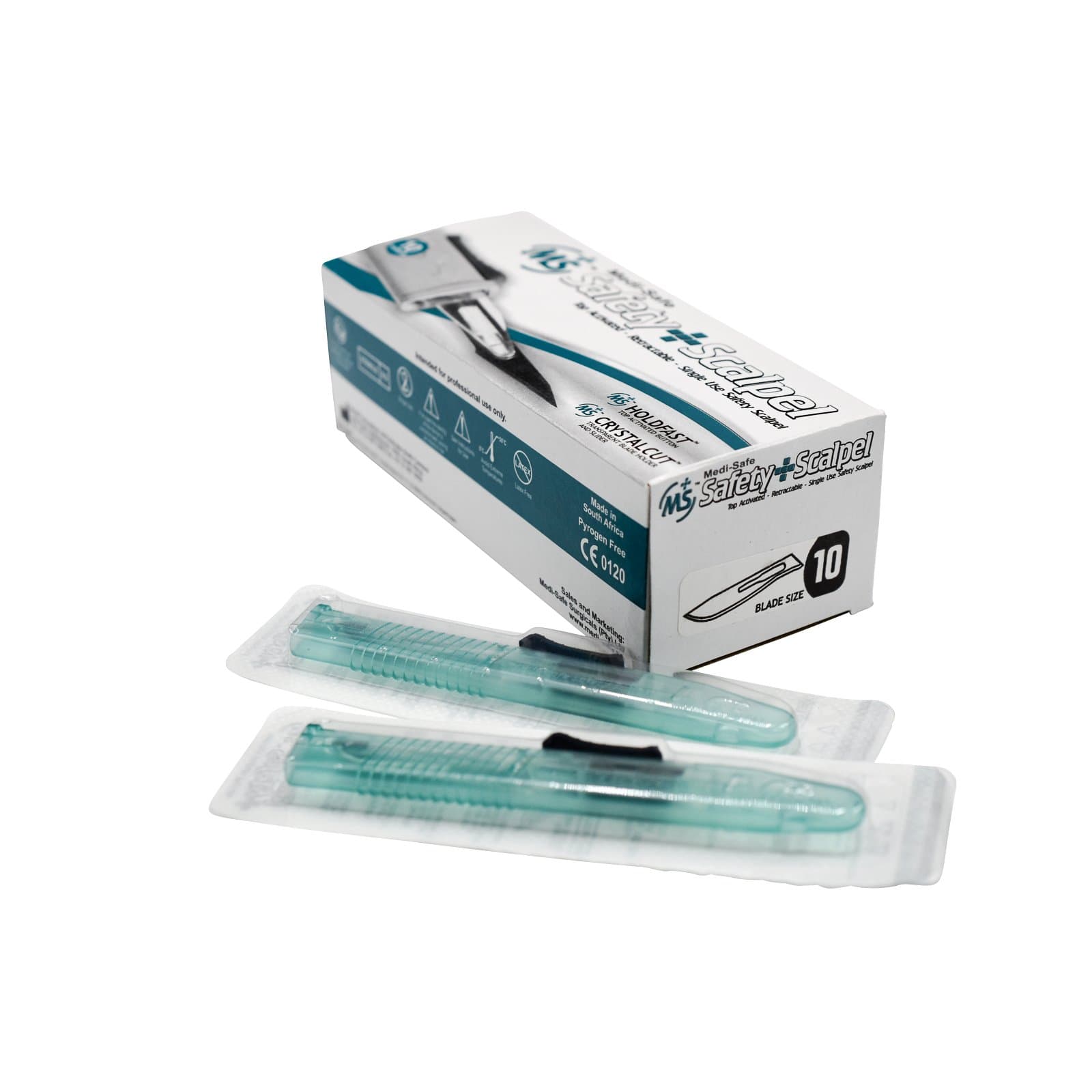 SMI Surgical Instruments Size 10 Safety Scalpel Stainless Steel Blade