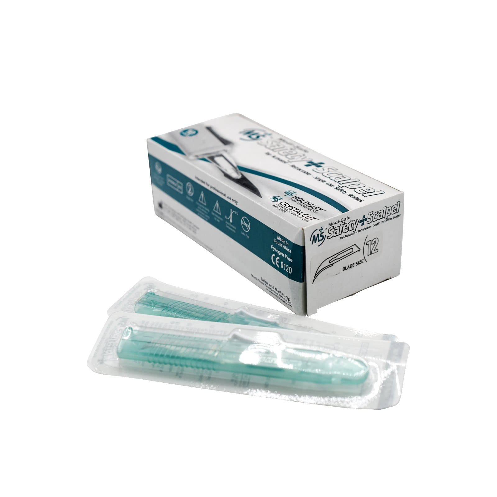 SMI Surgical Instruments Size 12 Safety Scalpel Stainless Steel Blade