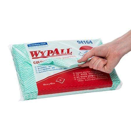 WYPALL Re-Usable Wipers Colour Coded Heavy Duty Wipers: Single Sheet