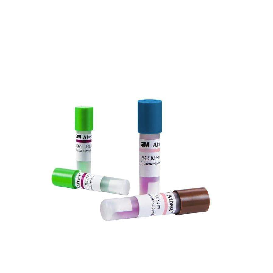 3M Healthcare Biological Indicators Blue / For Use with Flash Sterilisers/118 Incubator / 100 indicators/box 3M Attest Standard Biological Indicators