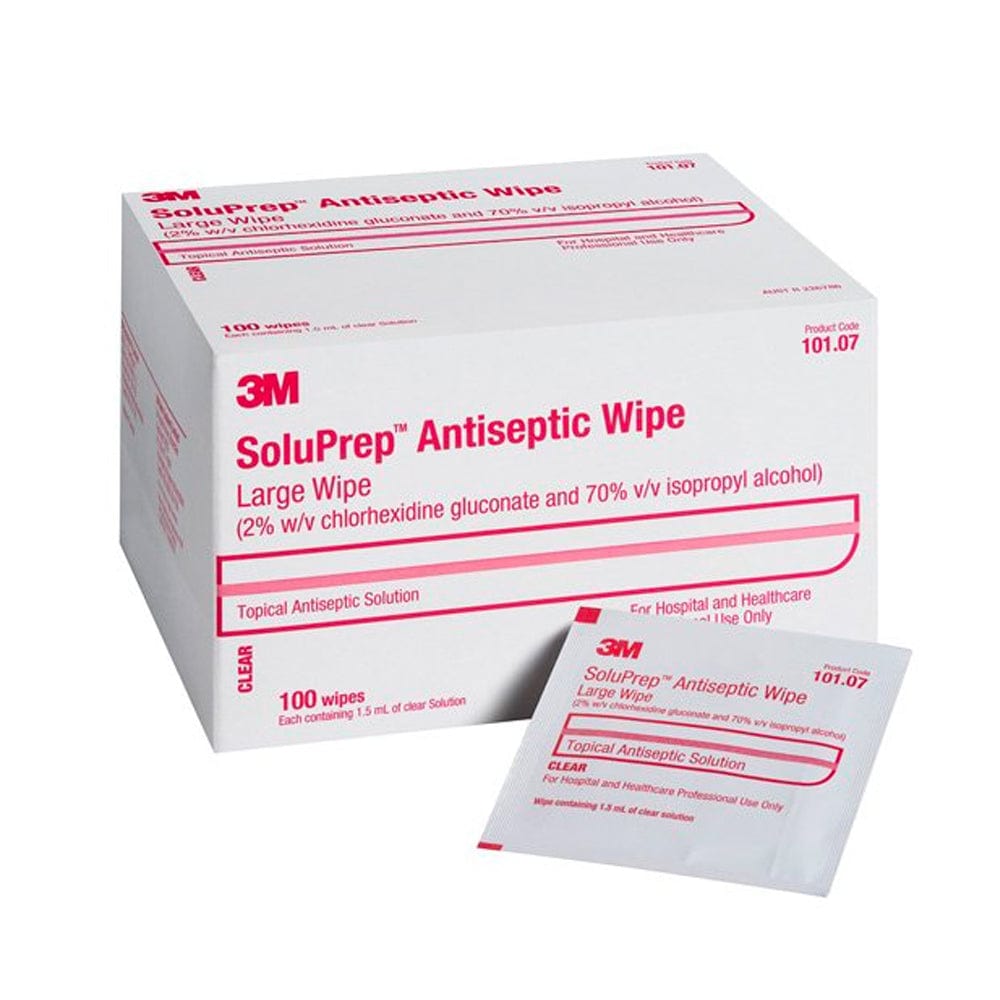 3M Healthcare Skin Preparation Antiseptic Large Wipe / 100 3M SoluPrep Antiseptic Solutions