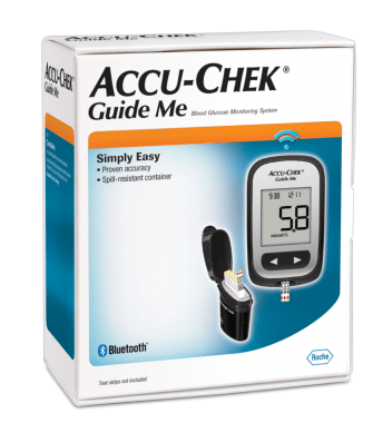 Medshop Australia Blood Glucose Monitors AccuChek Guide Me Blood Glucose Meter Kit