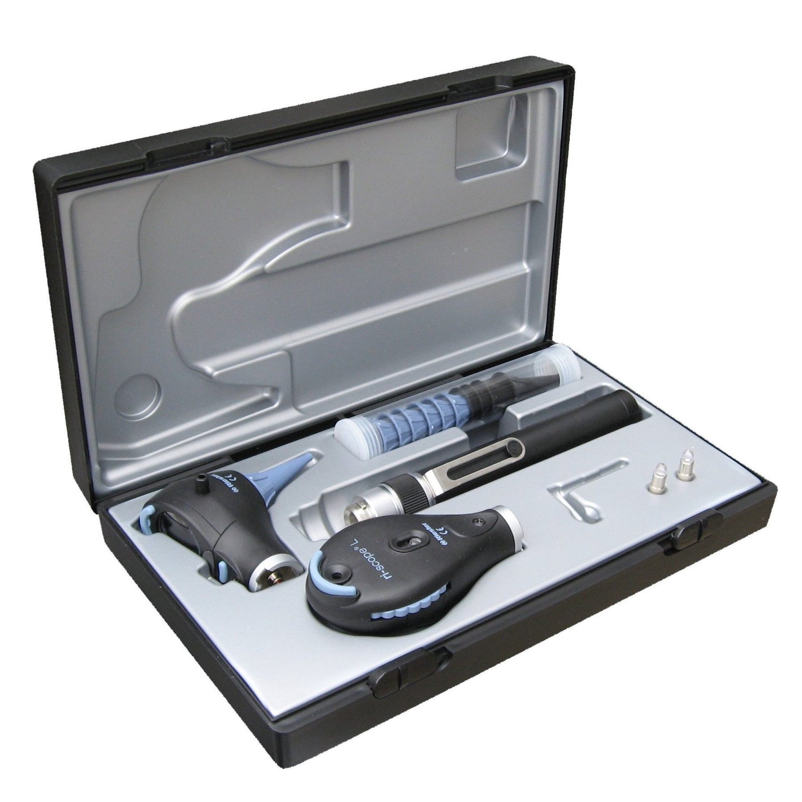 Riester Ri-Scope L Otoscope / Ophthalmoscope L2/L1 XL/HL 2.5 V AA Handle for 2 Alkaline Batteries or Ri-Accu