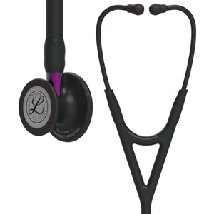3M Littmann Cardiology Stethoscopes Black Headset Chest Violet Stem 3M Littmann Cardiology IV Stethoscopes