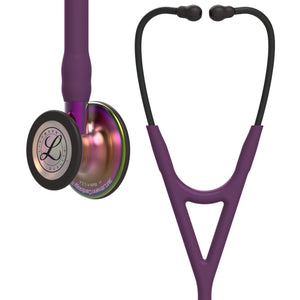 3M Littmann Cardiology Stethoscopes Rainbow Chestpiece Plum with Purple Stem 3M Littmann Cardiology IV Stethoscopes