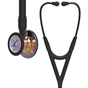 3M Littmann Cardiology Stethoscopes Polished Rainbow Black Stem 3M Littmann Cardiology IV Stethoscopes