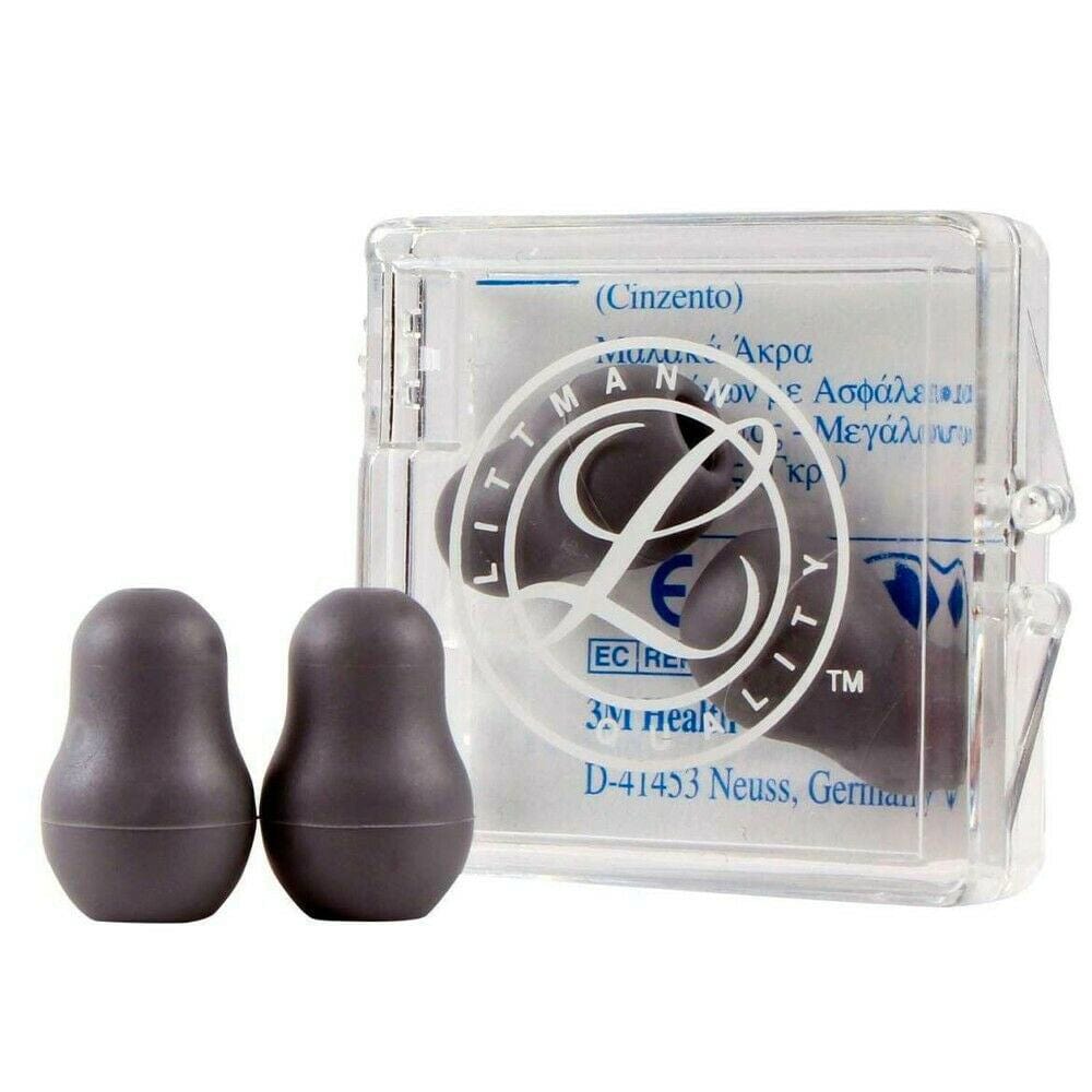 3M Littmann Stethoscope Replacement Parts Littmann Snap Tight Soft-Sealing Eartips - Black (Large&Small) 40001 3M Littmann Stethoscopes Spare Parts Kits