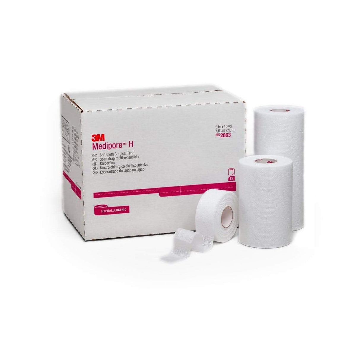 3M Medipore H Soft Cloth Surgical Tape