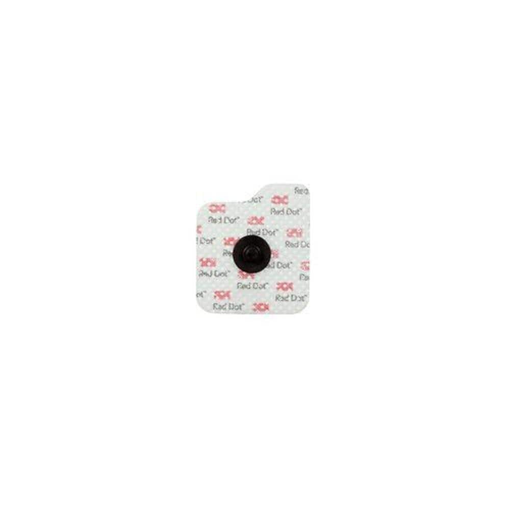 3M Healthcare ECG Electrodes Repositionable Electrode - Higher Adhesion / 3.96cm x 3.175cm / Conductive Adhesive 5 electrodes/bag 3M Red Dot Monitoring Electrode