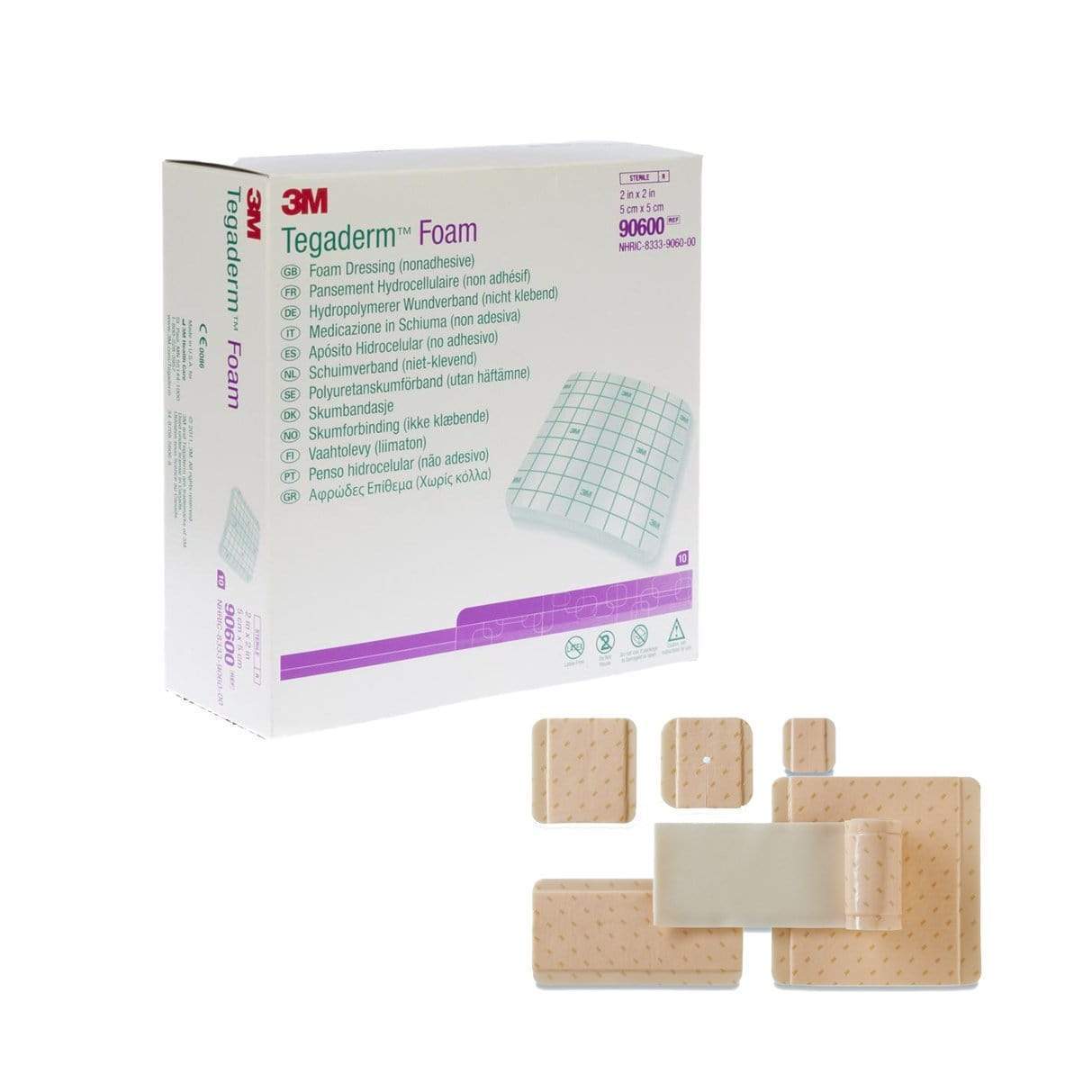 3M Tegaderm High Performance Foam Non-Adhesive Dressings