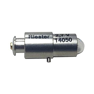 Riester Vacuum Bulbs 2.7 V for E-Scope Opthalmoscope, Pack of 6