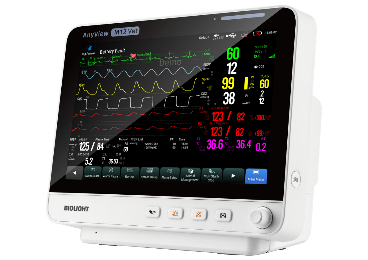 Biolight Australia M12 Vet Compact Veterinary Monitor