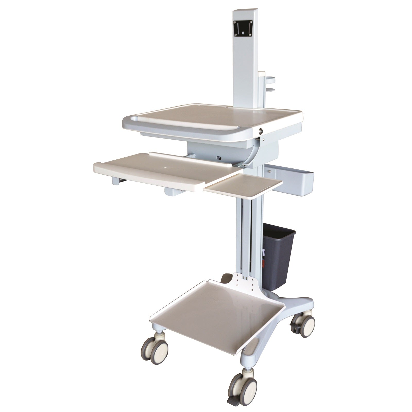 A great addition to any healthcare facility or hospital. Our versatile workstation trolley is packed full of features and comes with all accessories included.
