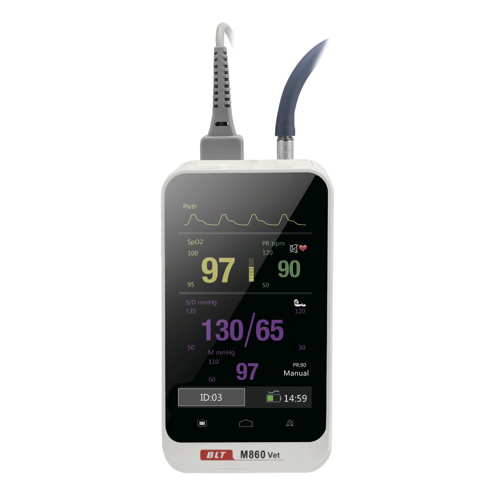 Biolight Australia M860 Vet Handheld NIBP + Sp02 Veterinary Monitor