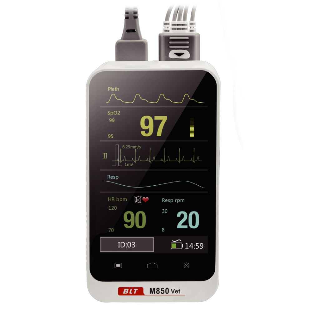 Biolight Australia M850 Vet ECG + SpO2 Handheld Veterinary Monitor