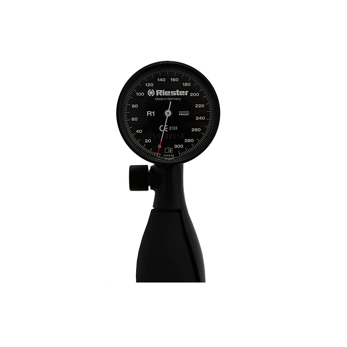 Riester Manometer R1 Shock-Proof, 1-Tube without Cuff, Black