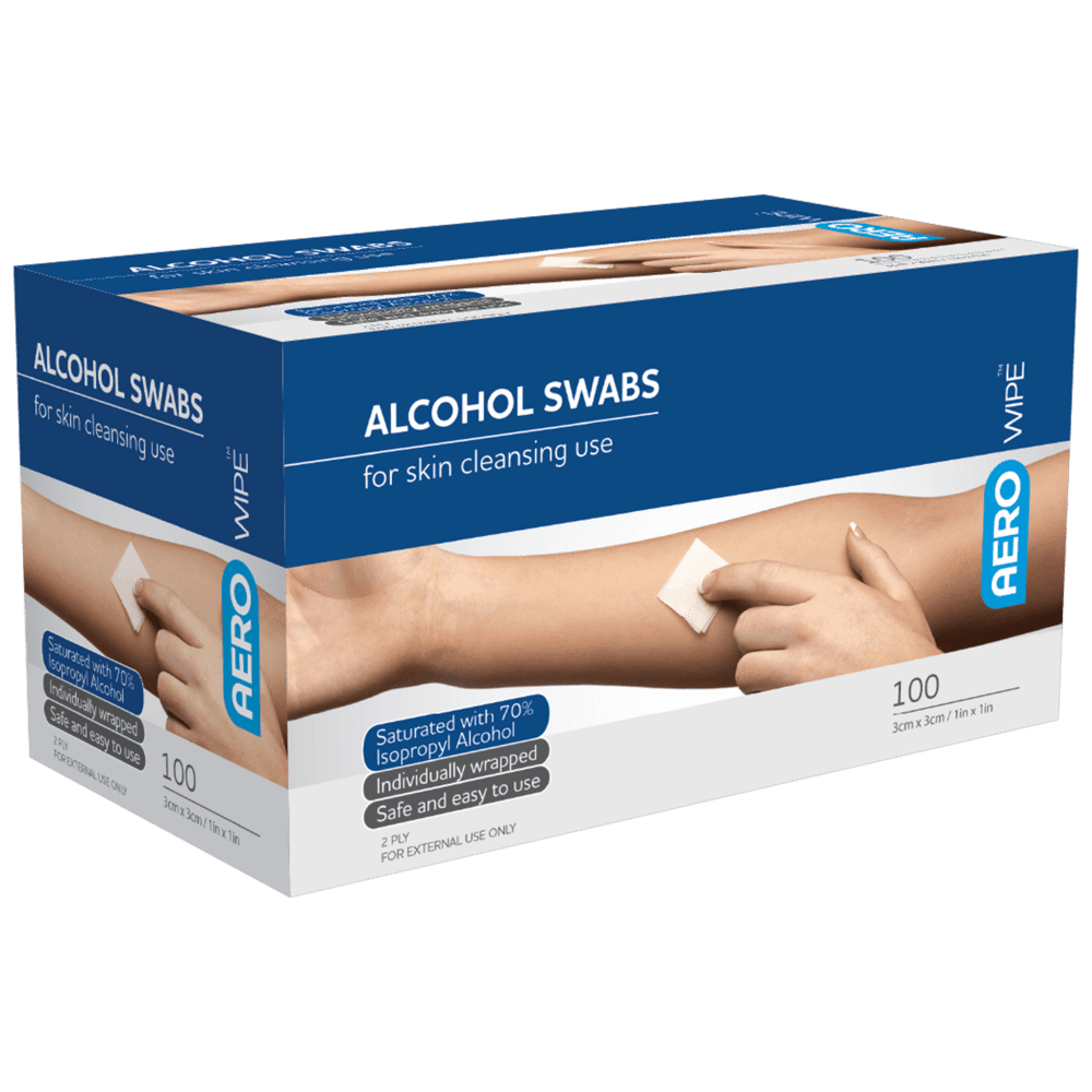 Aerowipe Alcohol Swabs 30mm x 30mm