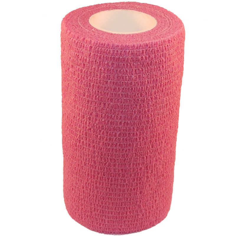 Veterinary Australia Cohesive Veterinary Bandage Tape 10cm x 4.5m (6 Pack) Pink