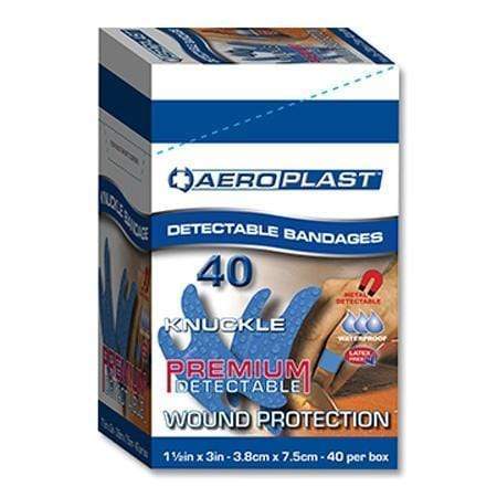 Aeroplast Detectable Knuckle Plasters 7.5cm x 3.8cm