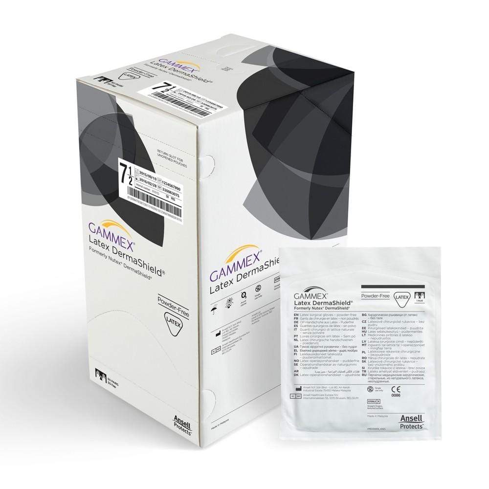 Ansell Sterile Gloves 5.5 Ansell GAMMEX Dermashield Latex PF Sterile Gloves