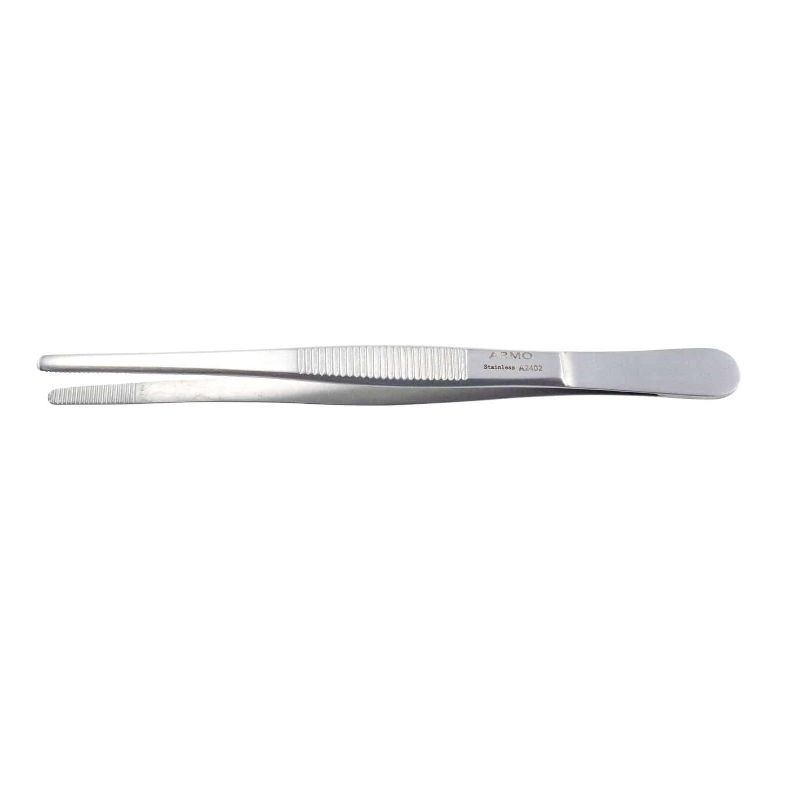 Armo Surgical Instruments 13cm / Blunt End Armo General Dressing and Tissue Forceps