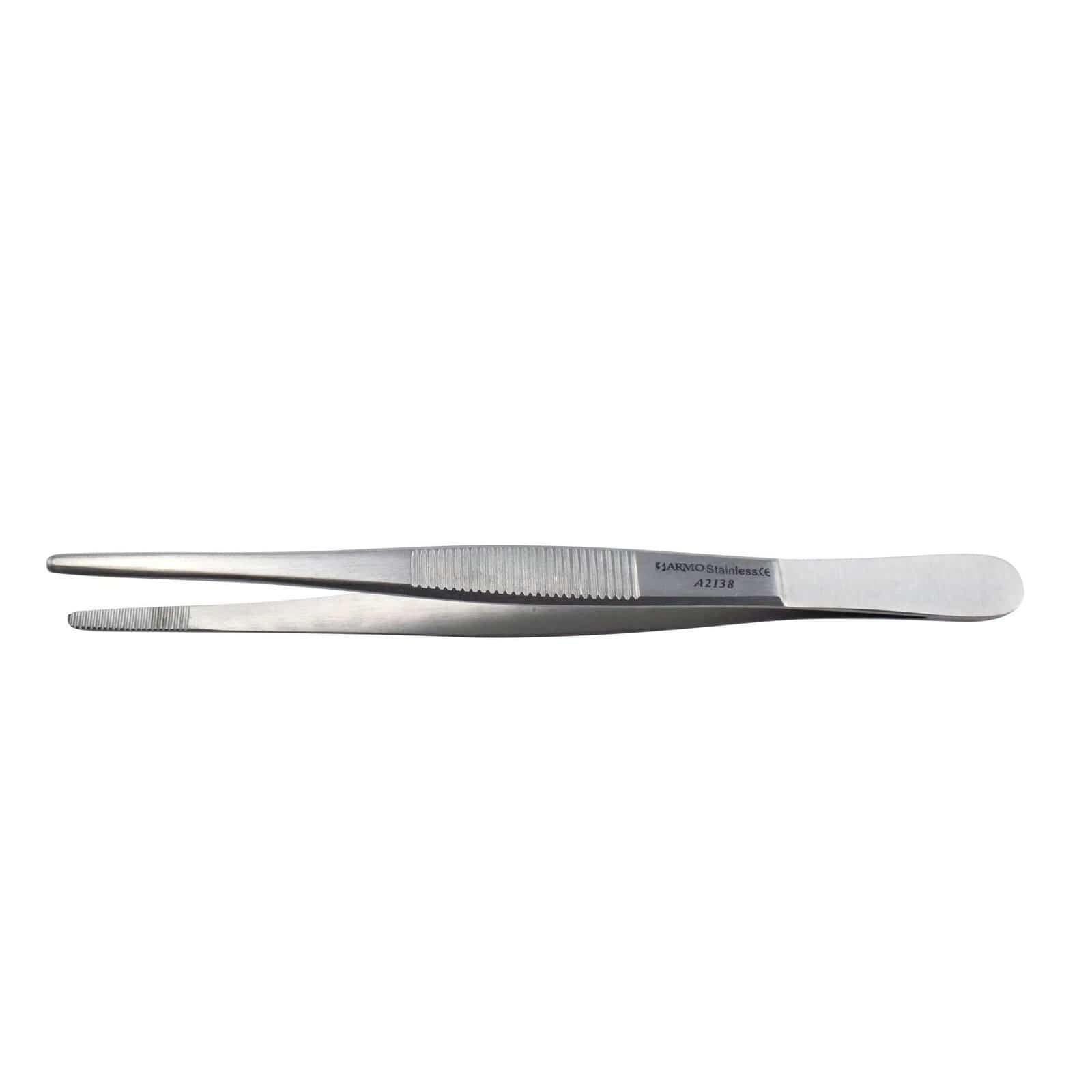 Armo Surgical Instruments 14cm / Blunt End Armo General Dressing and Tissue Forceps
