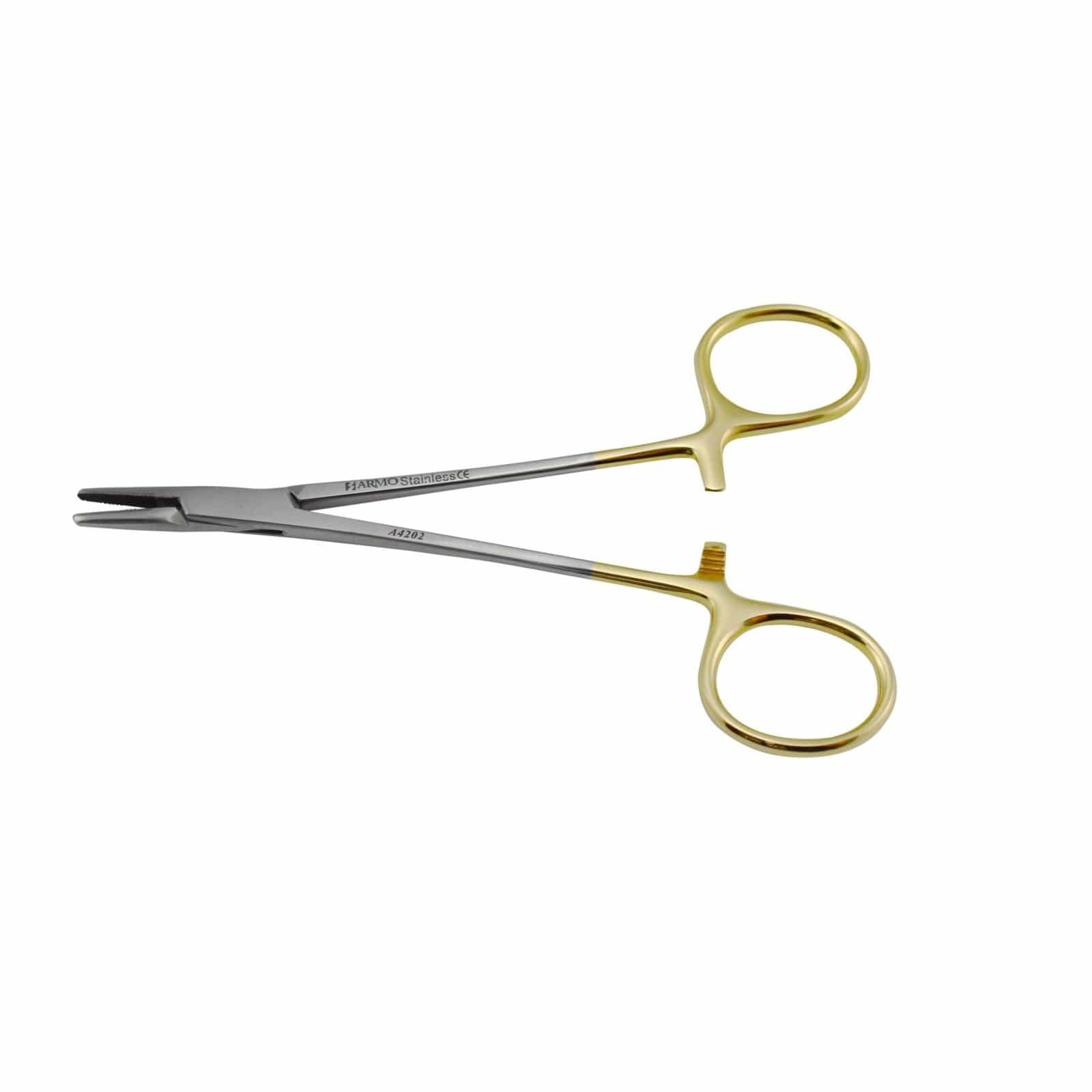 Armo Surgical Instruments 14cm / Right Handed / TC Armo Mayo Hegar Needle Holder