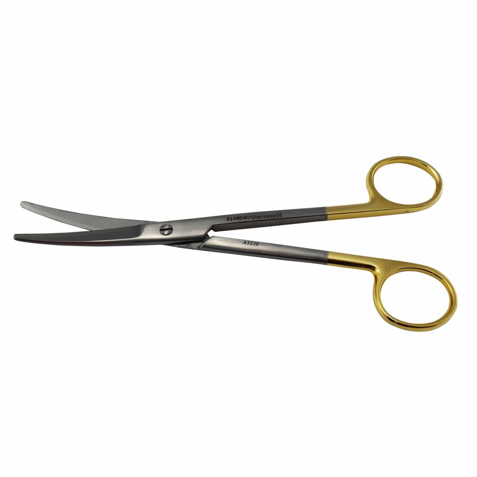 Armo Surgical Instruments 17cm / Curved / TC Armo Mayo Scissors