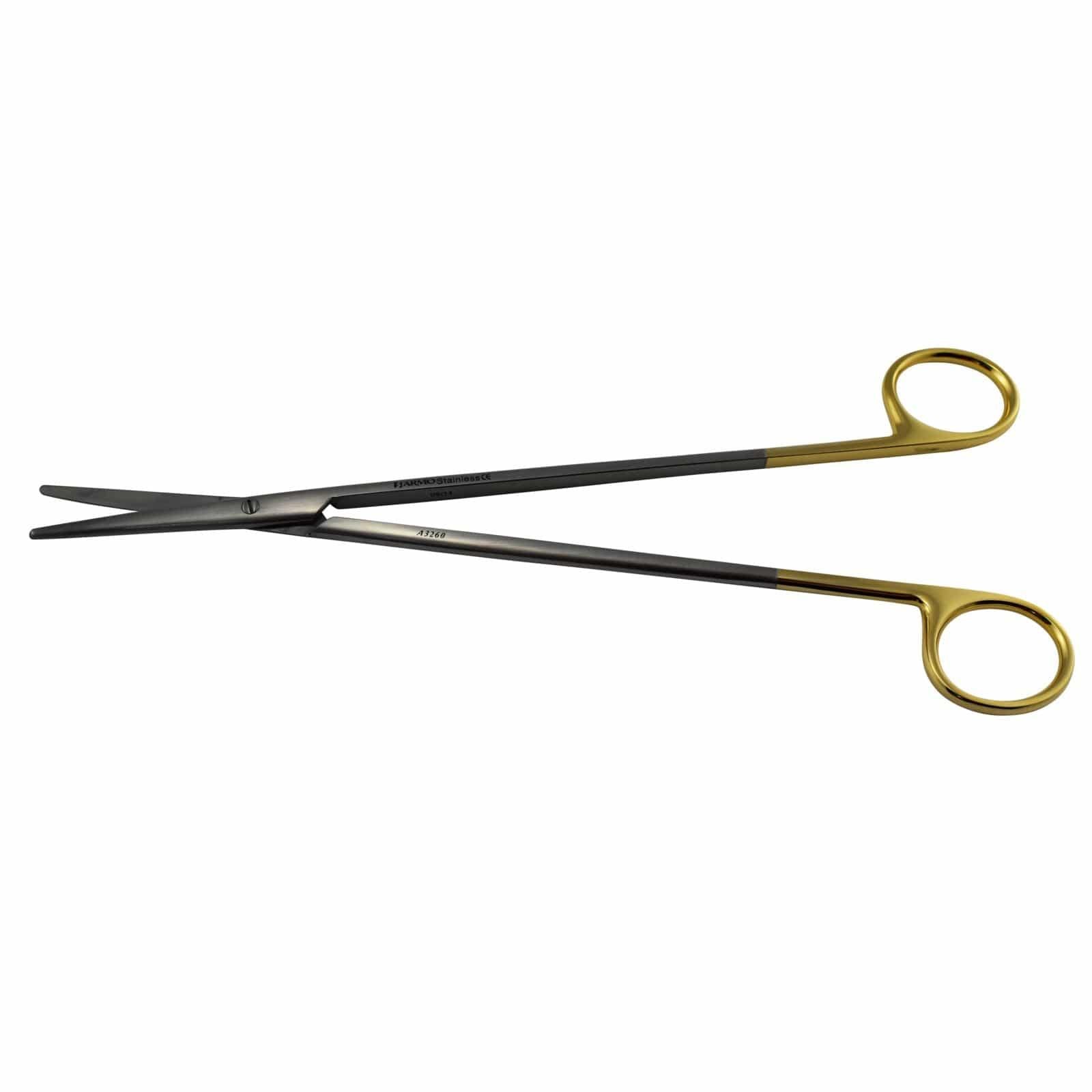 Armo Surgical Instruments 23cm / Straight + TC / Blunt/Blunt Armo Metzenbaum Scissors