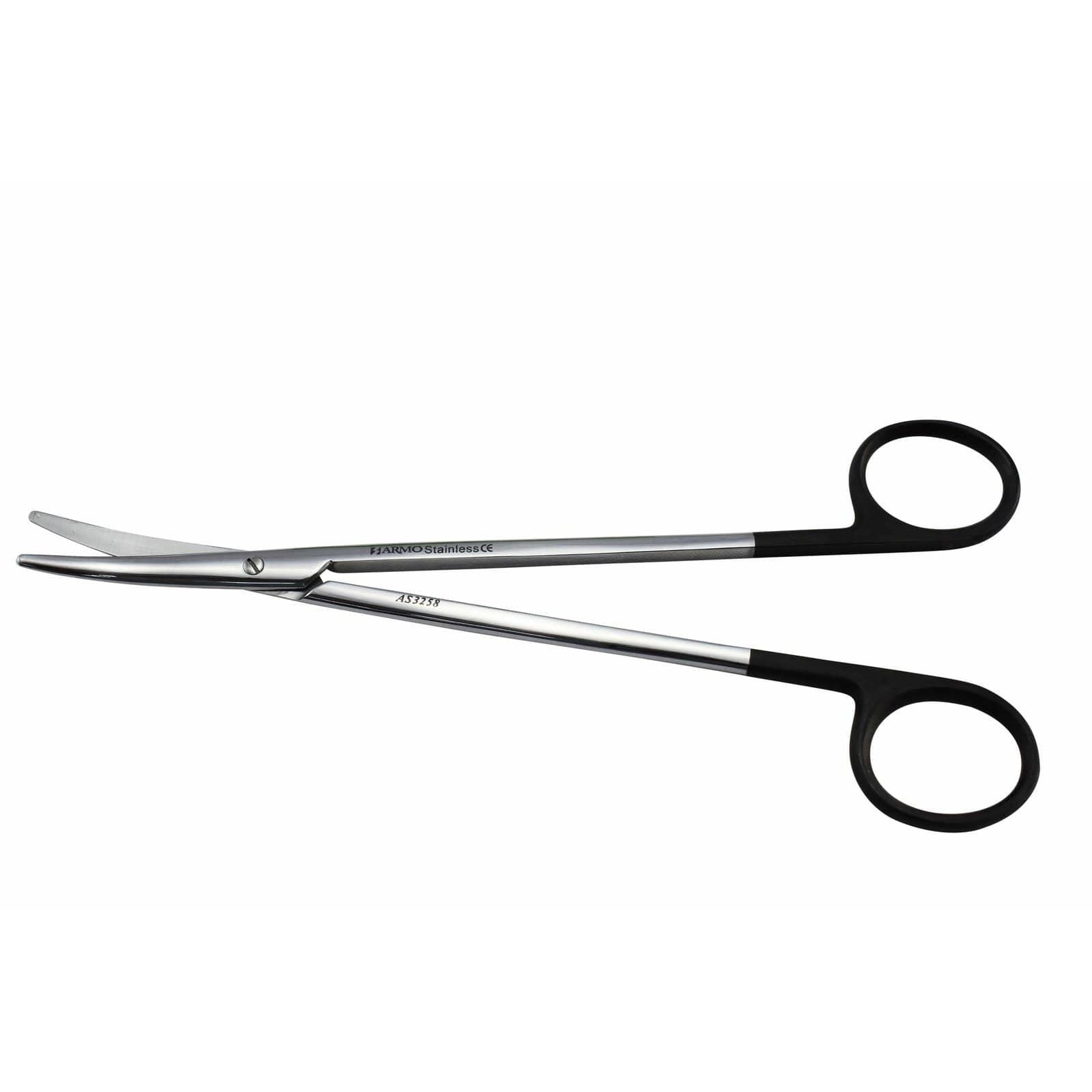 Armo Surgical Instruments 18cm / Curved + Supercut / Blunt/Blunt Armo Metzenbaum Scissors