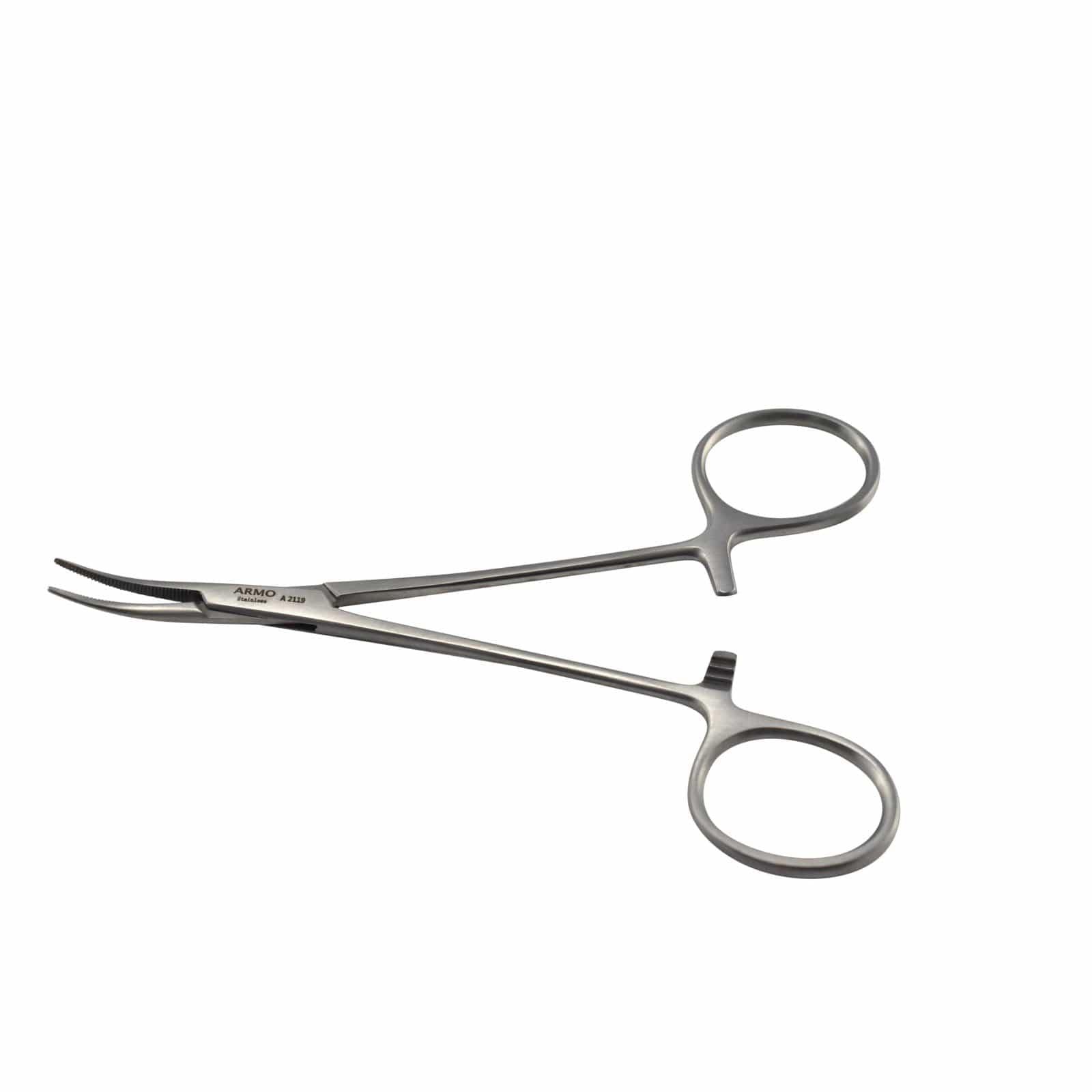 Armo Surgical Instruments 12cm / Curved / Micro Armo Mosquito Forceps Micro