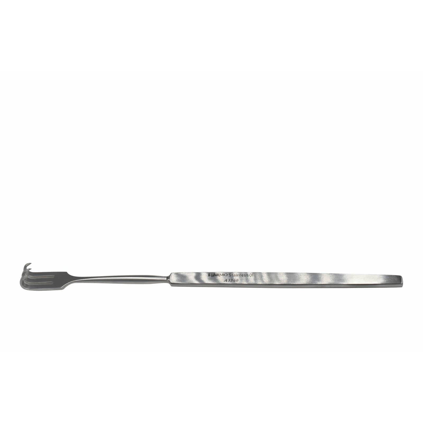 Armo Surgical Instruments 16cm / Straight 3 Prong / Sharp Armo Retractor Delicate