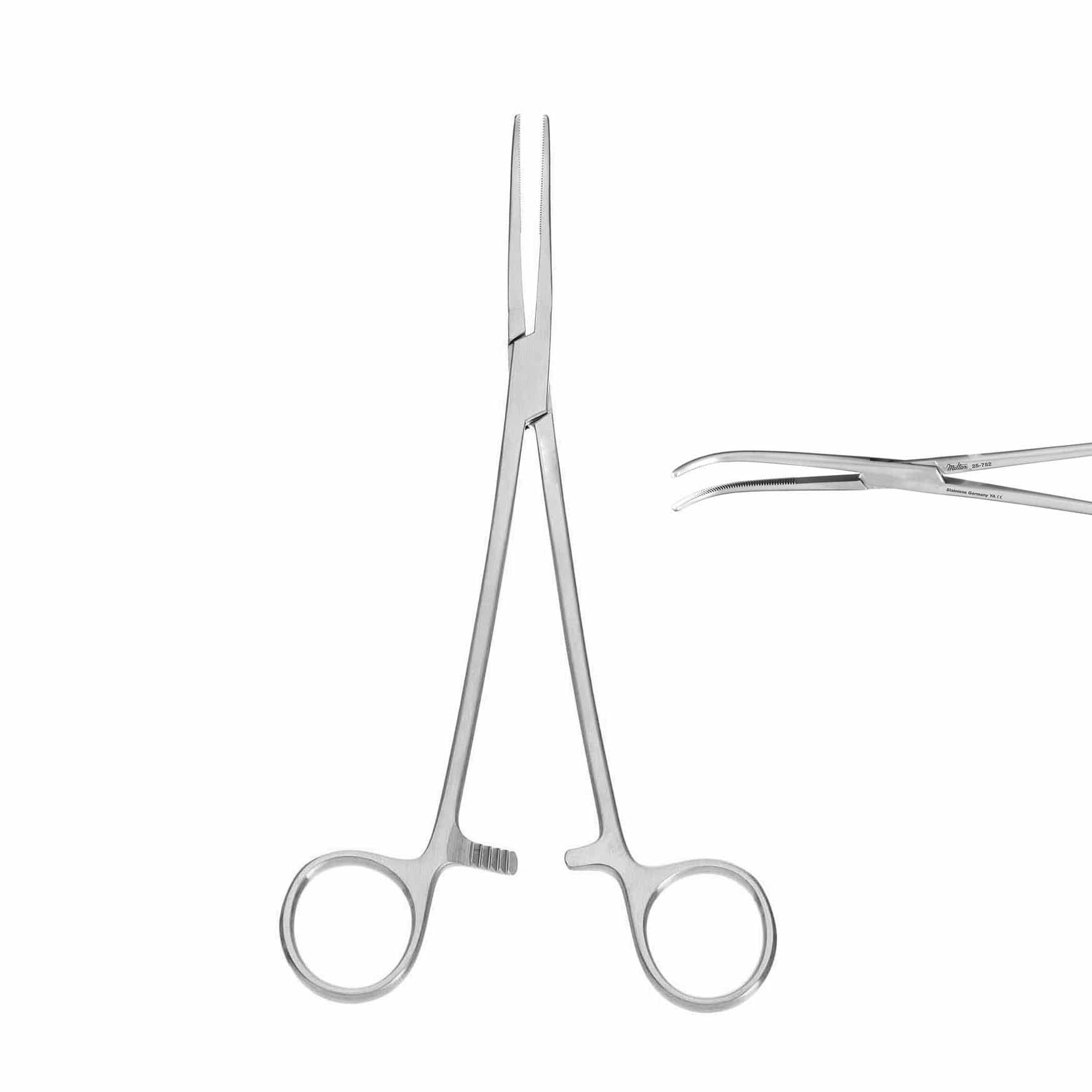 Armo Surgical Instruments 23cm / Curved Armo RUMEL Forceps